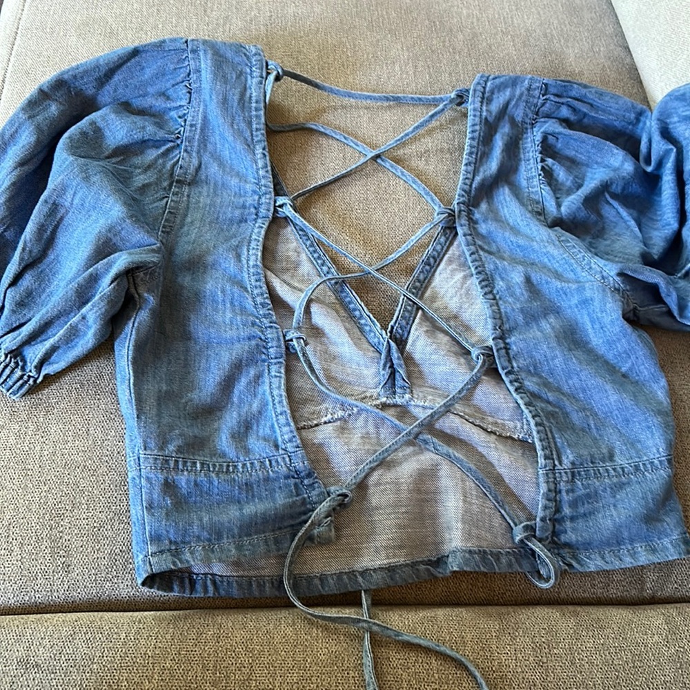 Topshop chambray